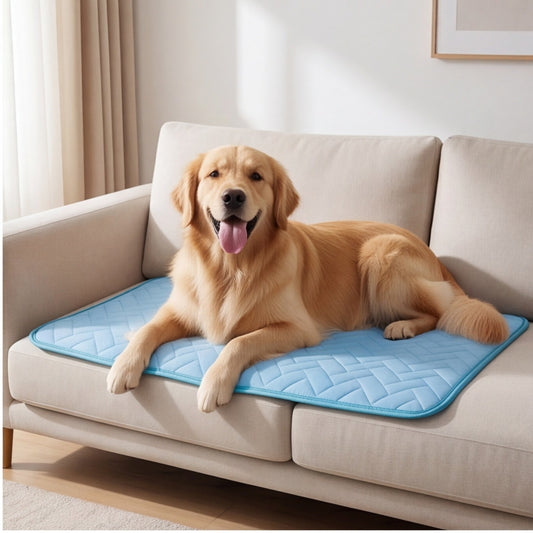 PFAC Kühlmatte für Hunde – Gel-frei, waschbar, lindert Hitze & Stress in Sekundenschnellen